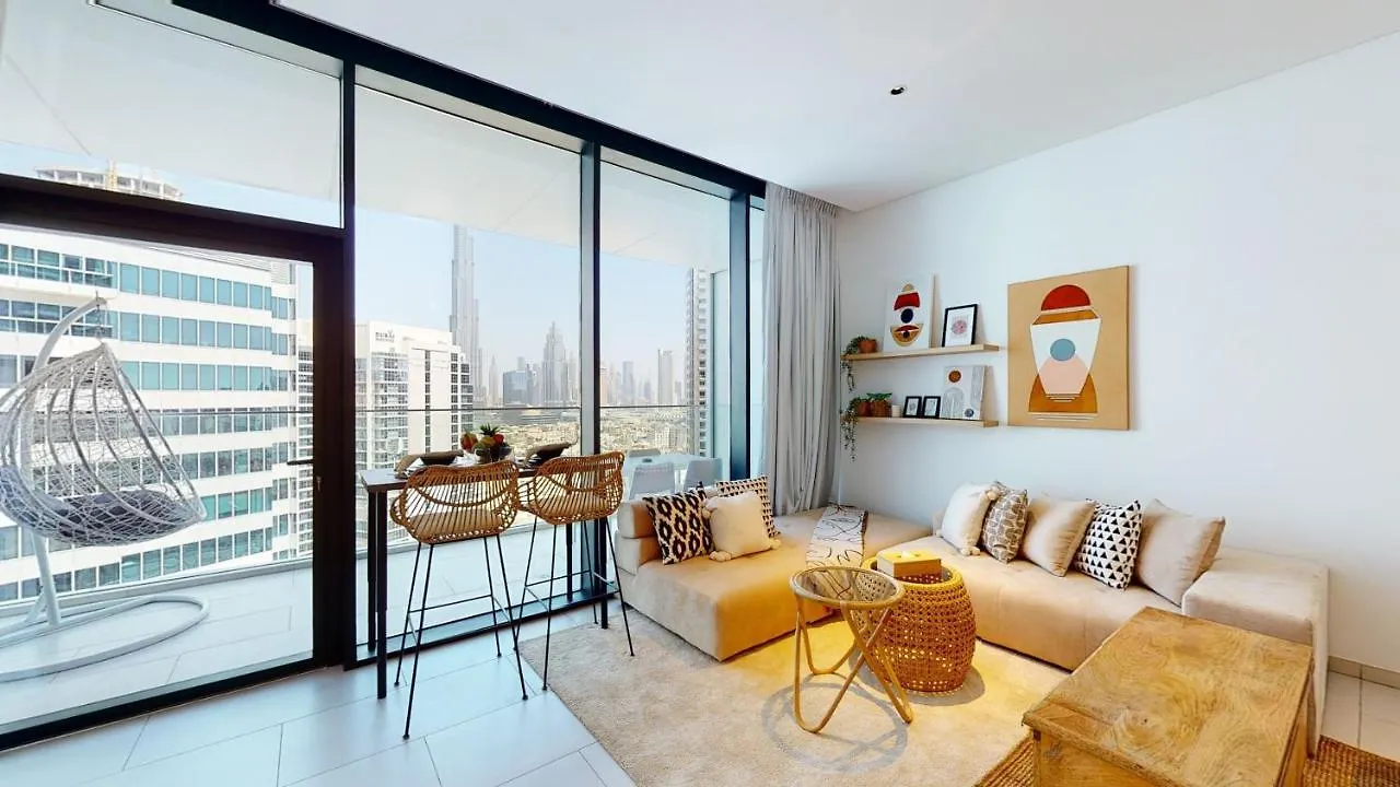 Stylish Studio With Burj Khalifa View location